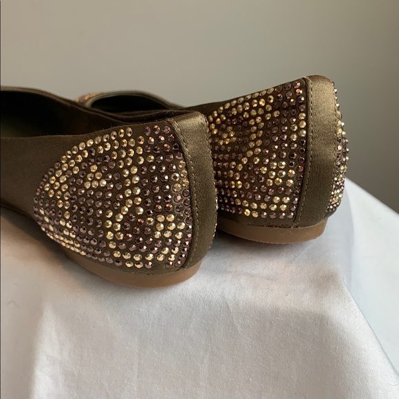 INC International Concepts Gold Embellished Flats - Picture 3 of 4